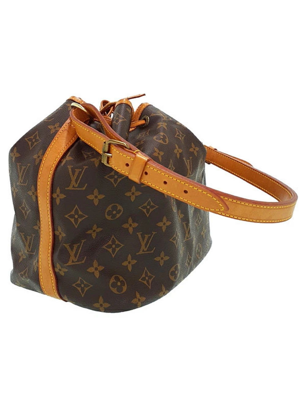 Louis Vuitton Monogram Bag Noe Shoulder Brown
